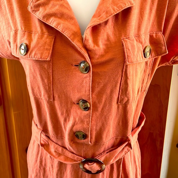 🚫SOLD🚫 Red Orange Pantsuit 🍁 - Picture 5 of 12